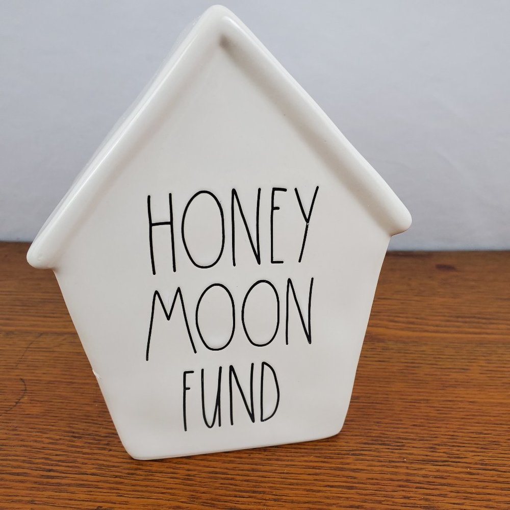 Rae Dunn House Honeymoon Fund Pottery Bank